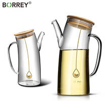 BORREY Oil Bottle Dispenser Seasoning Bottle Dispenser Sauce Bottle Kitchen Cooking Accessories Glass Storage Bottle Oil Vinegar 2024 - buy cheap
