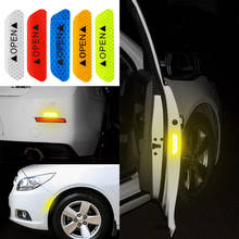 Car door anti-collision warning reflective stickers for dacia duster mercedes w203 volvo xc60 renault megane peugeot 508 renault 2024 - buy cheap