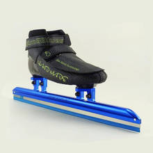 Patins profissionais de cano curto, patins roller blade para adultos, liga de 7075mm e 150mm, alta velocidade, bota de fibra 2024 - compre barato
