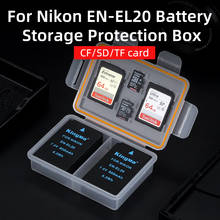 KingMa Battery Plastic Holder Case Battery Storage Box For Nikon EN-EL20 Battery BMPCC  COOLPIX P1000 P950  J1 J2 J3 S1 2024 - buy cheap