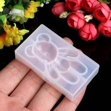 Transparent Silicone Pendant Mould Resin Bear Shape DIY Jewelry Making Tool Fondant Cake Crystal Mold Soap Making Drop shipping 2024 - buy cheap