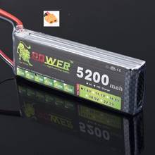 Lion Power 7.4V 5200mAh Lipo Battery 35C 2S Battery 2S LiPo 7.4 V 5200 mAh 35C 2S 1P Lithium-Polymer Batterie For RC car 2024 - buy cheap