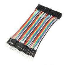 40Pcs Dupont Jumper Wire 10CM Male To Male Jumper Wire Dupont Cable For Arduino DIY KIT 2024 - buy cheap