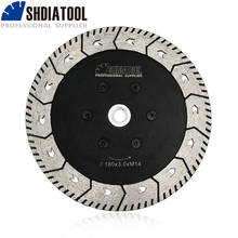 SHDIATOOL 1pc Dia 7"/180mm M14 Diamond Cutting Grindng Disc Dual Saw Blade For Cut Grind Sharpen Granite Marble Concrete 2024 - buy cheap