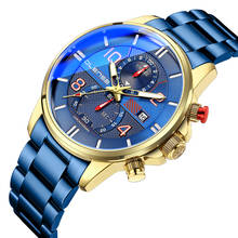 OLENSE Men Military Watch 30m Waterproof Wristwatch Quartz Clock Sport Watch Male Chronograph Luminous Hands relogios masculino 2024 - buy cheap