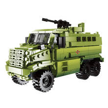 Xingbao-nova série de arma militar russa 06801, 481 peças, caminhão de transporte com armas, blocos de construção, tijolos moc 2024 - compre barato