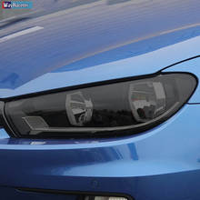 Película protectora para faros delanteros de coche, Negro transparente de restauración, pegatina de TPU para Volkswagen VW Scirocco 2008-2017, accesorios, 2 uds. 2024 - compra barato