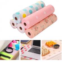 1 Roll Table Drawer Mat Kitchen Gadgets Shelf Liner Contact Paper Waterproof Drawer Paper PET Anti-oil Table Desk Decor 2024 - buy cheap