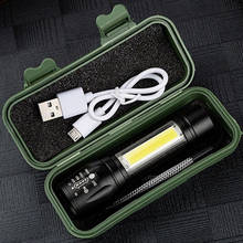 Встроенный аккумулятор USB Перезаряжаемый светодиодный светильник для вспышки XP-G зум 2000 люмен фонарь лампа 3 светильник ing Mode водонепроницаемый светильник для кемпинга 2024 - купить недорого