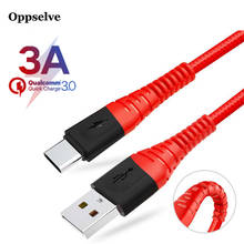 Oppselve Type C Cable for Samsung 2.4A Tablet Android Fast Charging Charger Mobile Phone Type-C Cable Wire USB C Cord 1m 2m 3m 2024 - buy cheap
