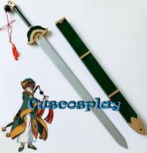 Espada de cosplay cartas sakura syaoran li, acessório de cosplay com bainha de pvc, armas para halloween, natal, eventos de festa 2024 - compre barato