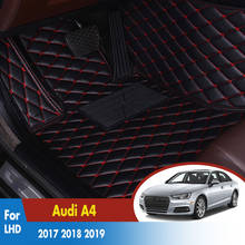 Car Carpets Custom Rug Auto Interior Foot Mat Accessories Car-styling Car Floor Mats For Audi A4 2017 2018 2019 2024 - buy cheap