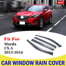 Car Window Rain Shield Visor Guards Protector Sun Wind Deflector Awning Shade Cover For Mazda CX-5 2013-2016 Car Accessories 2024 - buy cheap