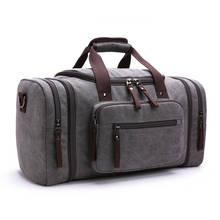 2021 Men Travel Bags Hand Luggage Canvas Duffle Bags Travel Handbag Weekend Bags Large Big Bag Multifunctional 2024 - buy cheap