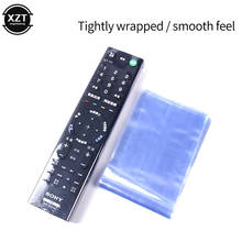 10Pcs Clear Shrink Film Bag TV/Air Condition Remote Control Transparent Case Cover Protective Anti-dust Controller Bag 6/8*25cm 2024 - buy cheap