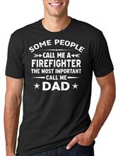 Men Summer Funny Cheap T-shirt Firefight T-shirt Gift Father Dad Daddy T Shirt Father's Day Gift Tees Tops Harajuku Streetwear 2024 - buy cheap