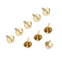 50pcs 15*26mm Gold Upholstery Nail Furniture Sofa Door Decorative Tack Stud Pushpin for Jewelry Chest Wooden Box Gift Case 2024 - buy cheap