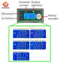 Módulo de fuente de alimentación programable, voltímetro LCD con retroiluminación LCD de 50V, 5A, voltaje constante, reductor de corriente 2024 - compra barato