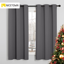NICETOWN 1PC Blackout Curtain Drape Panel Three Pass Microfiber Noise Reducing Thermal Insulated Window Drape for Living Room 2024 - buy cheap