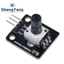 ShengYang-potenciómetro rotativo, módulo de perilla analógica para Raspberry Pi Arduino, bloques electrónicos, Codificador rotativo RV09 para arduino 2024 - compra barato