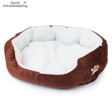 S/L size Pet Dog Warming Bed Dog House Soft Material Nest Dog Baskets Fall and Winter Warm Kennel For Cat Puppy 2024 - buy cheap