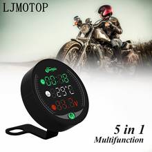 Medidor de tiempo 5 en 1 para motocicleta, voltímetro de temperatura del agua, tabla de visualización USB para Honda CRF1000L AFRICA TWIN CB400SF CB190R 2024 - compra barato