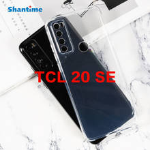 Capa ultrafina de tpu para tcl 20 se, capa de absorção de impacto transparente e macia para tcl 20 se 6.82 polegadas 2024 - compre barato