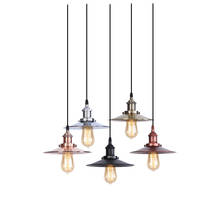 Rosa de ouro ferro loft luz pingente luminárias industriais do vintage para sala estar decoração retro hanglampen luminária suspensão 2024 - compre barato