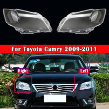 Car Front Headlight Lens Glass Shell Front Headlamp Transparent Lampshade Auto Light Lamp For Toyota Camry 2009 2010 2011 2024 - buy cheap