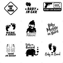 Fashion Baby On Board Stickers For Cars Decals Vinyls Decals Fashion Creative Car Full Body Head Styling Stickers 2024 - buy cheap