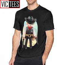 Мужские футболки Sheriff футболка Sheriff Playmobil 100% хлопок 5x футболка забавная графическая классическая мужская футболка 2024 - купить недорого