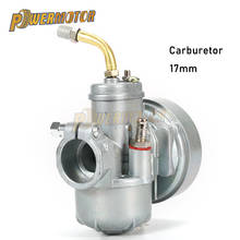 PowerMotor 17MM carburador de la motocicleta para PUCH 17 Bing Dax de carburador de motocicleta ciclomotor bicicleta ajuste PUCH 17mm carbohidratos Bing estilo 2024 - compra barato