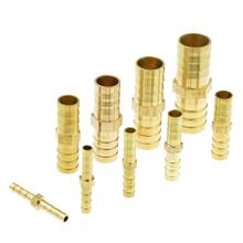 Brass Straight Hose Pipe Fitting Equal Barb 4mm 6mm 8mm 10mm 12mm 14mm 19mm Gas Copper Barbed Coupler Connector Adapter 2024 - buy cheap