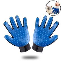 Upgraded Pet Grooming Glove Cat Massage Mitt Gentle Brush Gloves Efficient Pet Hair Remover Glove for Dogs Cats 2024 - buy cheap