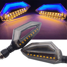 LED Motorcycle Turn Signal Lights 12V Indicator Moto Clignotant Blinker DRL Lamp FOR YAMAHA XJR 1300 FZ1 FZ6 FZ8 MT 07 03 MT 09 2024 - buy cheap
