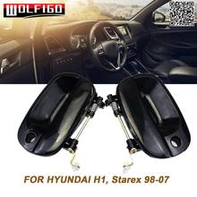 Wolfigo-maçanetas de porta frontal esquerda/direita para hyundai h1, starex 1998-2007 2024 - compre barato