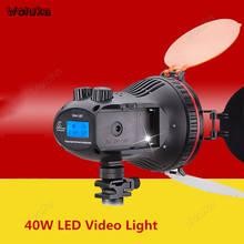 Handheld lâmpada led ao ar livre 40 w fotografia câmera luz de preenchimento profissional ao vivo retrato tiro photo studio iluminação cd50 t10 2024 - compre barato