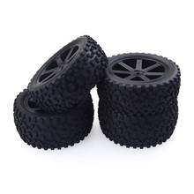 Neumático de caucho y Llanta de plástico para coche teledirigido, para Redcat HSP HPI Hobbyking Traxxas Losi VRX LRP ZD Racing Buggy 1/10, 1/10 87mm, 4 Uds. 2024 - compra barato