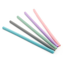 6pcs Reusable Silicone Straws Folding Drinking Straws Set Colorful Coffee Tea Bar Accessories Drinkware Party  travel Essential 2024 - buy cheap