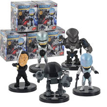 Roboscop-figuras de juguete de Robot, muñecos de modelos de policía con arma, espada y arma, 5 unids/lote 2024 - compra barato