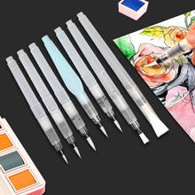 1PC/3PC/6PC Portable Paint Brush Water Color Brush Soft Watercolor Pen solid watercolor paints Painting Drawing Art Supplies 2024 - buy cheap
