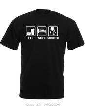 Camiseta Ideas para hombre, camisa de cuello redondo, diseño de sitio web, comer dormir, Scooter, Camiseta de algodón de manga corta de verano, ropa de calle 2024 - compra barato