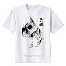 Judo T-shirt Men Summer Custom Print Tshirt Anime T Shirt Brand Clothing White Color Tops Tees Guys Punk Designer Streetwear 2024 - buy cheap