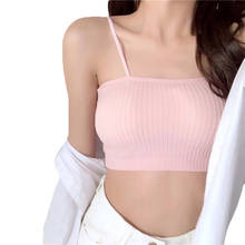 Fashion Solid Tube Top Women Casual Women Lady Comfortable Strap Bras Tops Tube Chest Wrap Bandeau Underwear 4 Colors 2024 - buy cheap