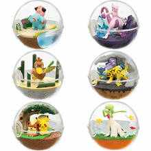 Pokemon Toys Decor Pikachu Pokeball + 1 Tiny Figures Wobbuffet Mewtwo Lapras Snorlax Articuno Charizard Anime Toys Gift 2024 - buy cheap