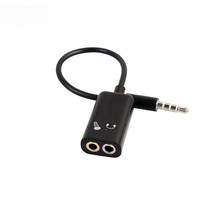 3.5mm Audio Splitter Adapter 3.5mm Male To 2 Female Jack 3.5mm Mic AUX Connector Headset Microphone Adapter Converter 2024 - buy cheap