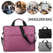 Bolsa para notebook, bolsa da moda para laptop, 15.6 polegadas, à prova d'água, para macbook air pro 13, 15, bolsa de ombro 2024 - compre barato