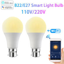 Dimmable 15W B22 E27 WiFi Smart Light Bulb LED Lamp Work With Alexa Google Home Voice Control RGB Color Change Smart Home 2024 - buy cheap