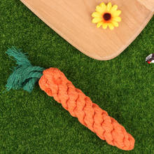 Pet ChewToy Straw Carrot For Hamster Guinea Rabbit Rat Animal Supplies MaizePets 2024 - buy cheap