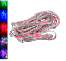 50 pces 100 pces ws2812b por-wired led pixel módulo string luz ws2812 led chips na cor completa do dissipador de calor 5050 smd rgb 5v painel tira 2024 - compre barato